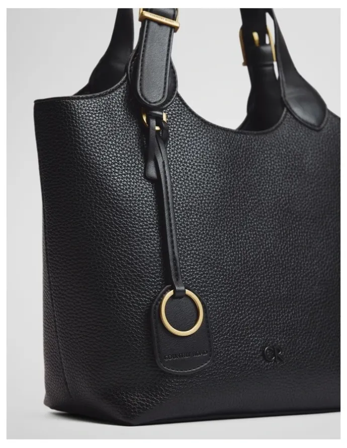 Country Road Country Road Buckle Crossbody Bag in Black