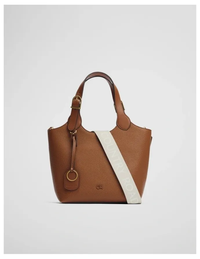Country Road Country Road Buckle Crossbody Bag in Tan