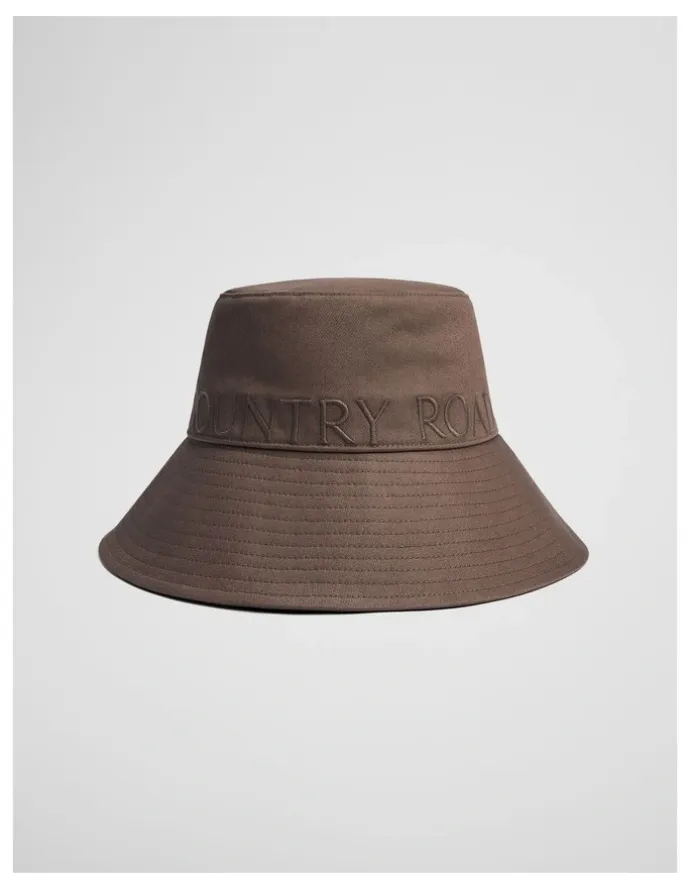 Country Road Cr Bucket Hat in Mocha