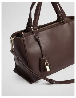 Country Road Cr Lock Crossbody Bag in Mocha