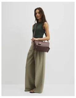 Country Road Cr Lock Crossbody Bag in Mocha