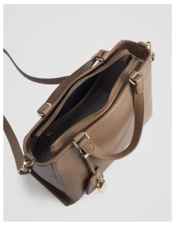 Country Road Cr Lock Crossbody Bag in Buff