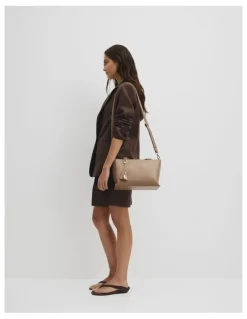 Country Road Cr Lock Crossbody Bag in Buff