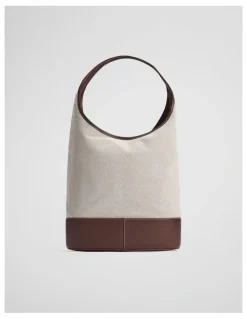 Country Road Cr Lock Hobo Bag in Mocha