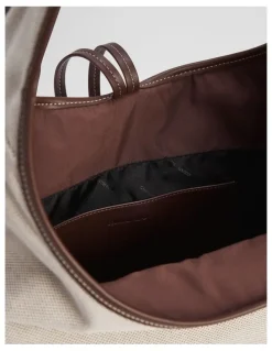 Country Road Cr Lock Hobo Bag in Mocha