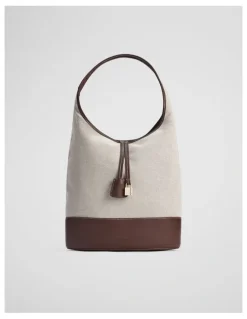 Country Road Cr Lock Hobo Bag in Mocha
