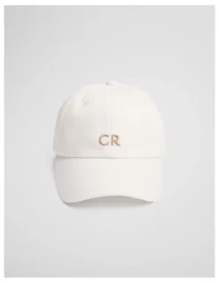 Country Road Cr Logo Cap in Ecru
