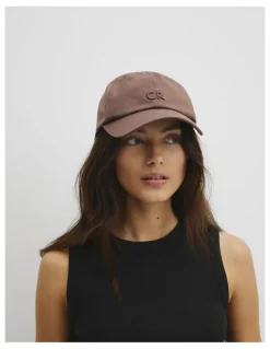 Country Road Cr Logo Cap in Mocha