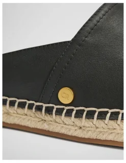 Country Road Dua Espadrille Mule in Black