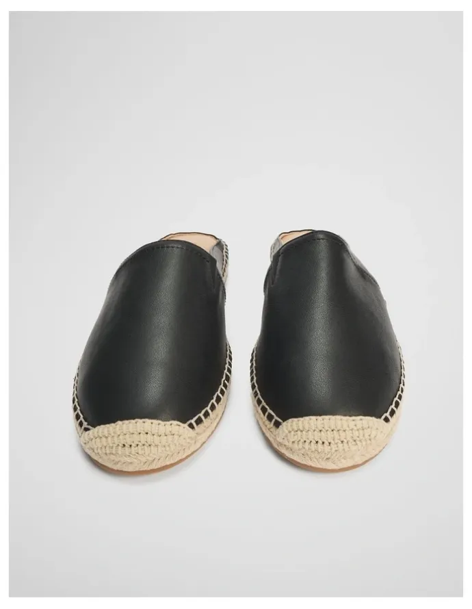Country Road Dua Espadrille Mule in Black