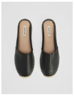 Country Road Dua Espadrille Mule in Black