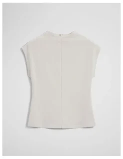 Country Road Extend Shoulder Top in Almond