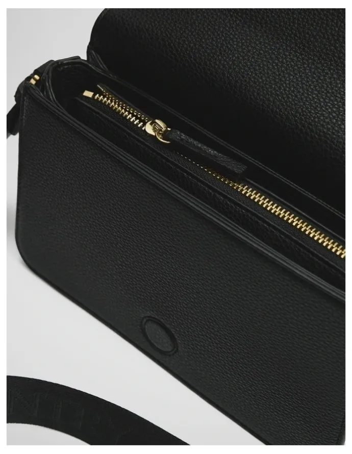 Country Road Foldover Crossbody Bag in Black