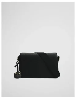 Country Road Foldover Crossbody Bag in Black
