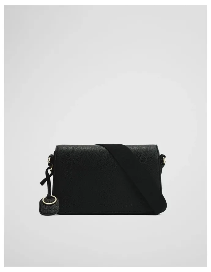 Country Road Foldover Crossbody Bag in Black