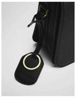 Country Road Foldover Crossbody Bag in Black