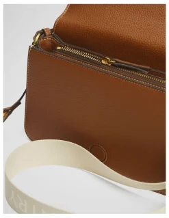 Country Road Foldover Crossbody Bag in Tan