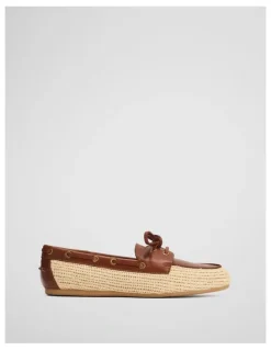 Country Road Grace Raffia Loafer in Natural