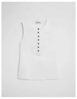Country Road Henley Tank in White