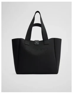 Country Road Knit Shopper in Black