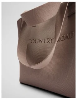 Country Road Knit Shopper in Buff