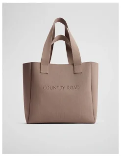 Country Road Knit Shopper in Buff