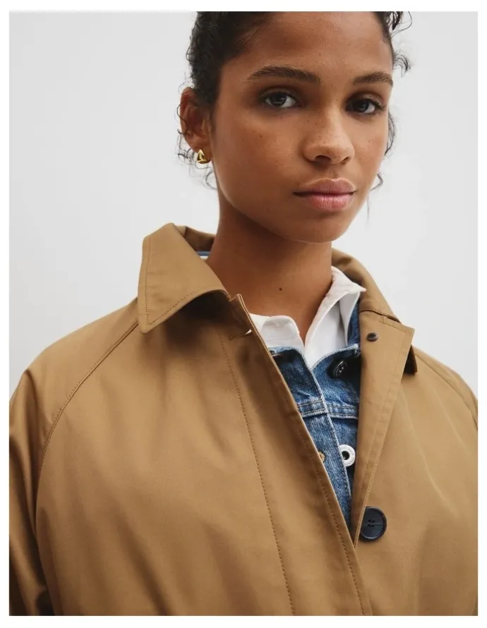 Country Road Long Line Trench in Cigar