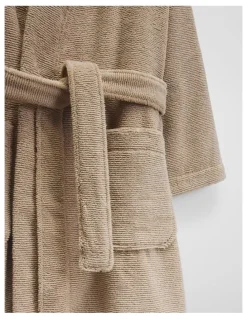 Country Road Mara Australian Cotton Bath Robe in Natural