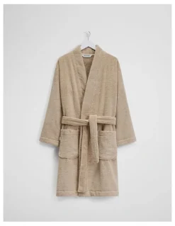 Country Road Mara Australian Cotton Bath Robe in Natural