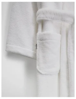 Country Road Mara Australian Cotton Bath Robe in Snow