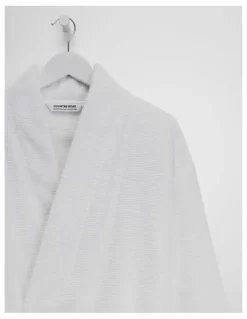 Country Road Mara Australian Cotton Bath Robe in Snow