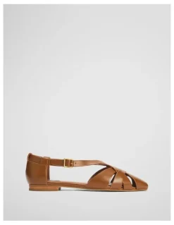 Country Road Mila Flat in Tan