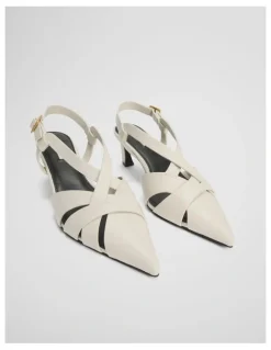 Country Road Mila Heel in Antique White