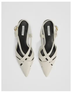 Country Road Mila Heel in Antique White