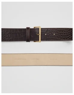 Country Road Norah Belt in Chocolate