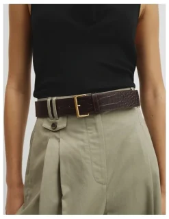 Country Road Norah Belt in Chocolate