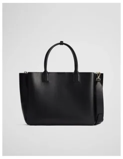 Country Road Panelled Work Tote in Black