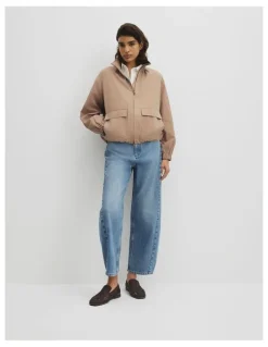 Country Road Parachute Jacket in Bark