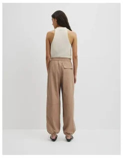 Country Road Parachute Pull-on Pant in Bark
