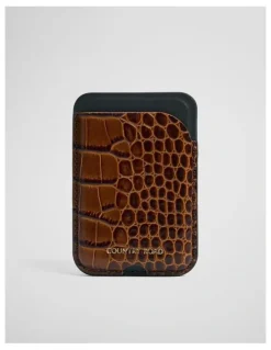 Country Road Remi Phone Credit Card Pocket in Espresso