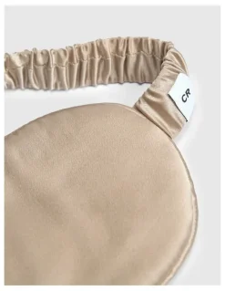 Country Road Silk Eye Mask in Natural