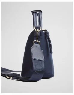 Country Road Soft Top Handle Crossbody in Navy