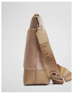 Country Road Soft Top Zip Crossbody in Light Sand
