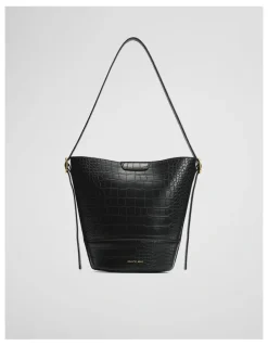 Country Road Structured Bucket Bag in Black