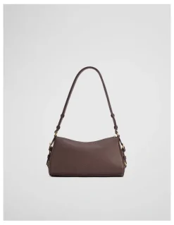 Country Road Stud Detail Shoulder Bag in Mocha