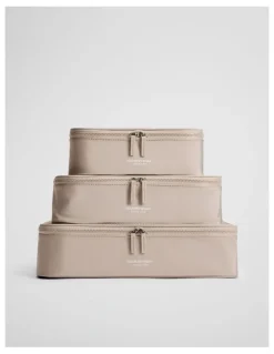 Country Road Travel Cube Pack Of 3 in Sand