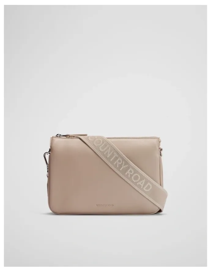 Country Road Tri Crossbody Bag in Sand
