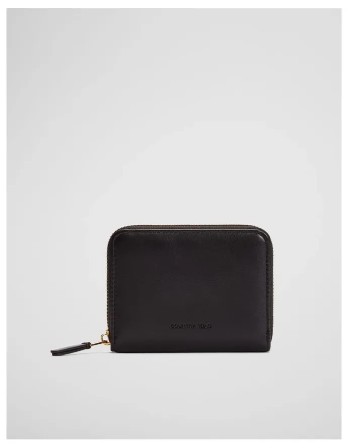 Country Road Zip Around Wallet in Black