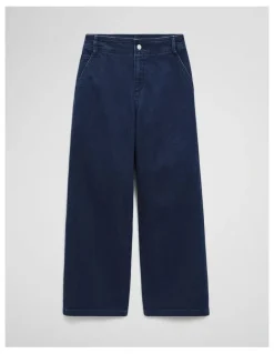 Country Road Refined High Rise Wide Leg Jean in Ink Wash