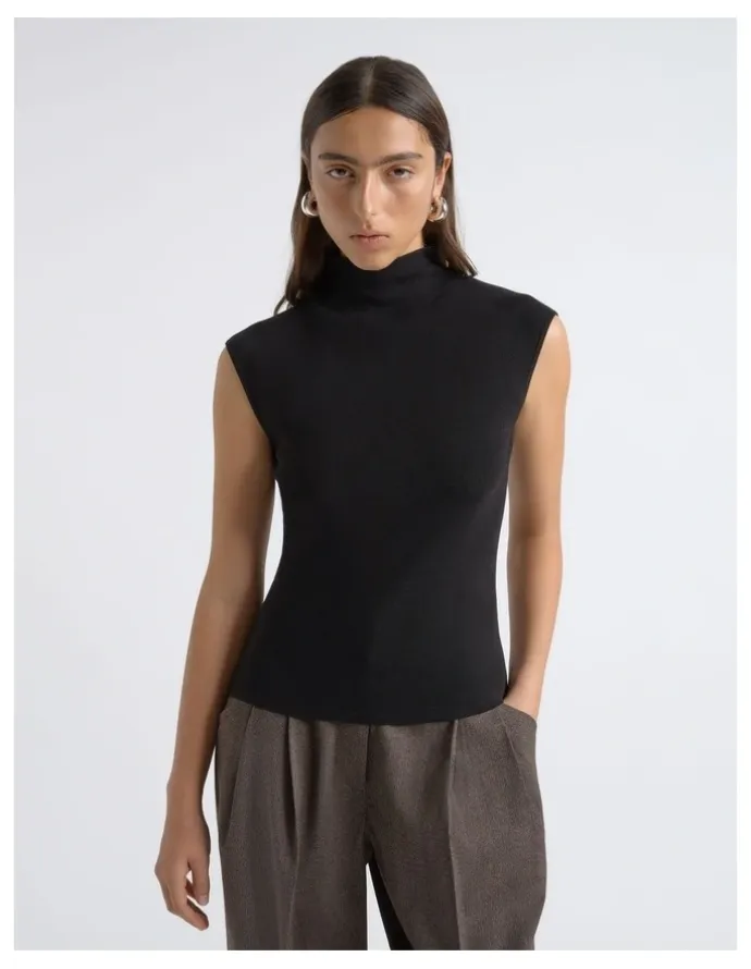 Cue Cotton Silk Cap Sleeve Knit